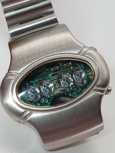 Rare Fossil JR 7751 LED Watch 2002 Untested | WatchCharts