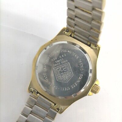 Tag Heuer Watch 934.413 3000 Gold Plated operates normally Tag Heuer Watch 934.413 3000 Gold Plated operates normally