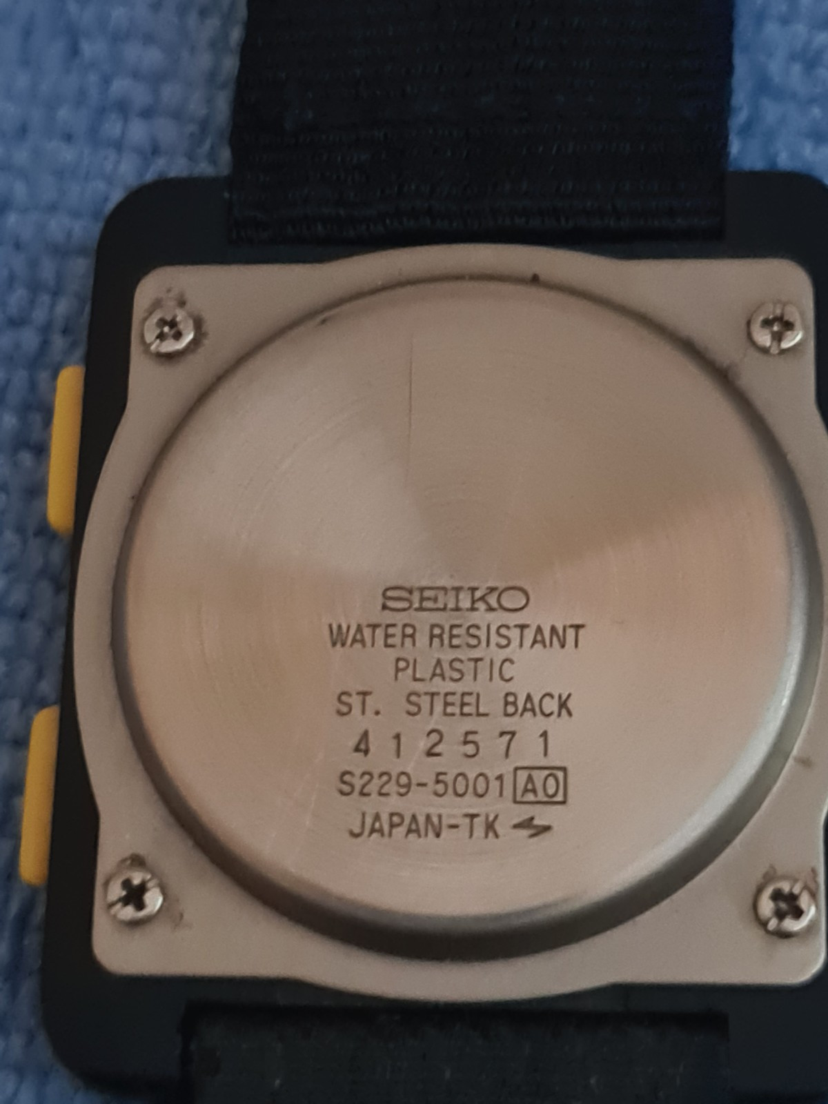 Seiko S229-5001 Pulsemeter Watch Rare Pulse Touch Sensor Bracelet 