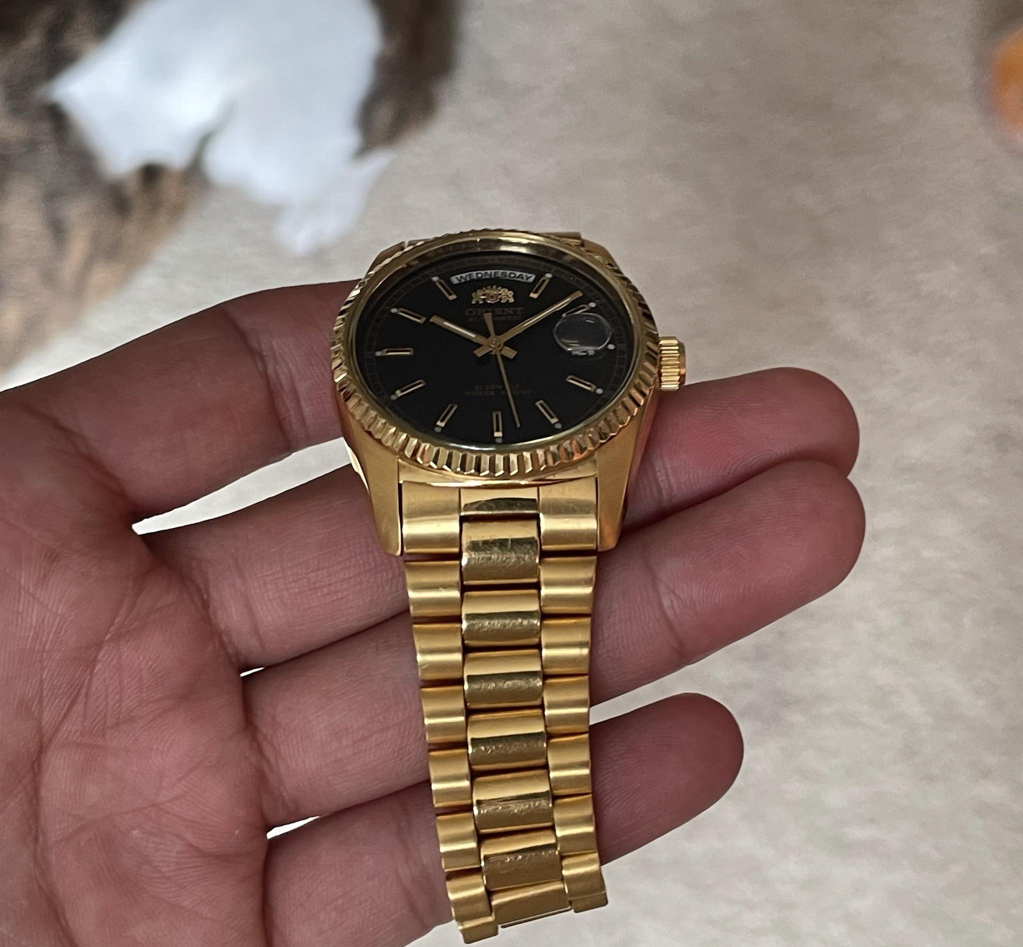 Gold discount orient president