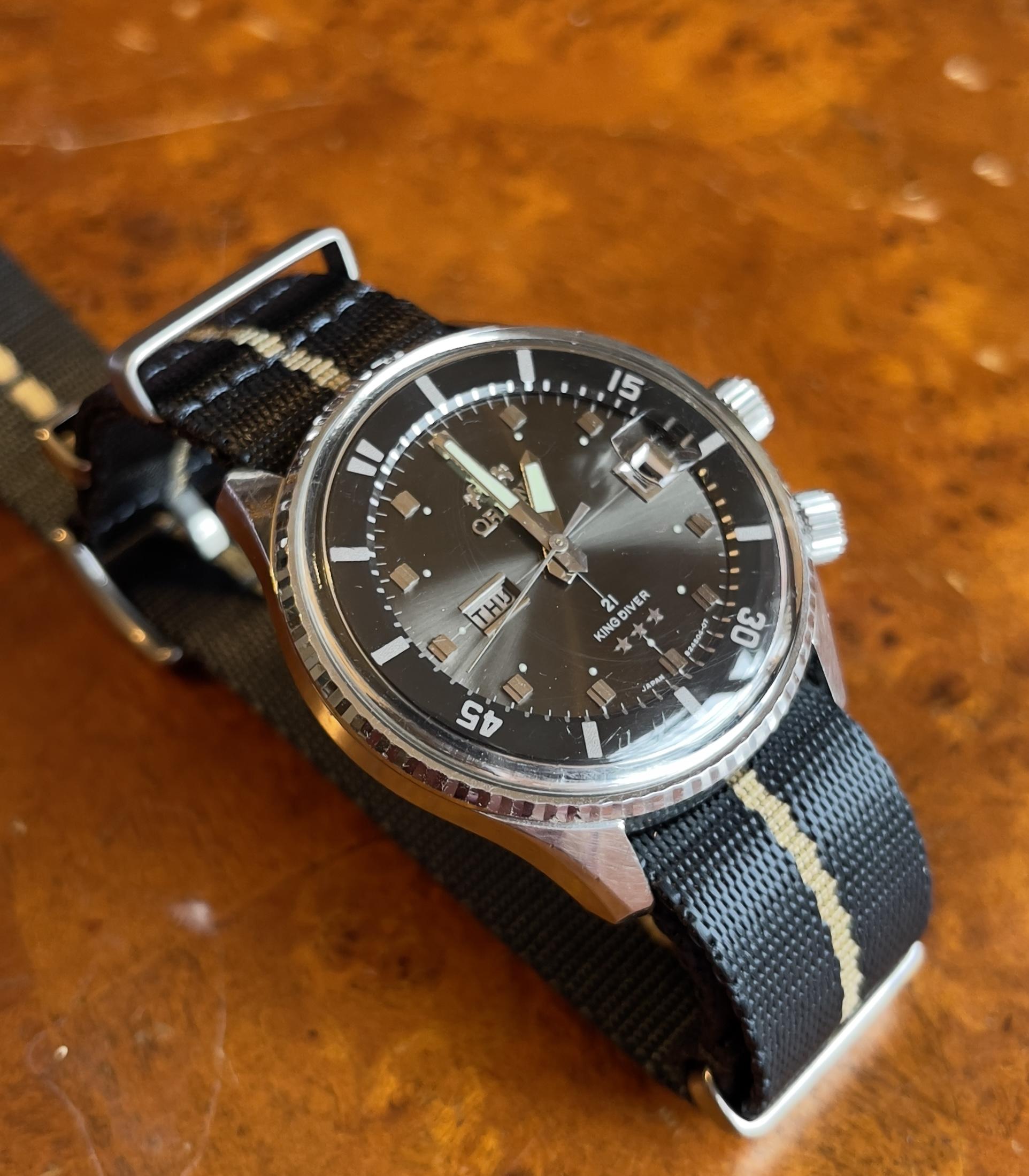 Orient king 2025 diver 3 star