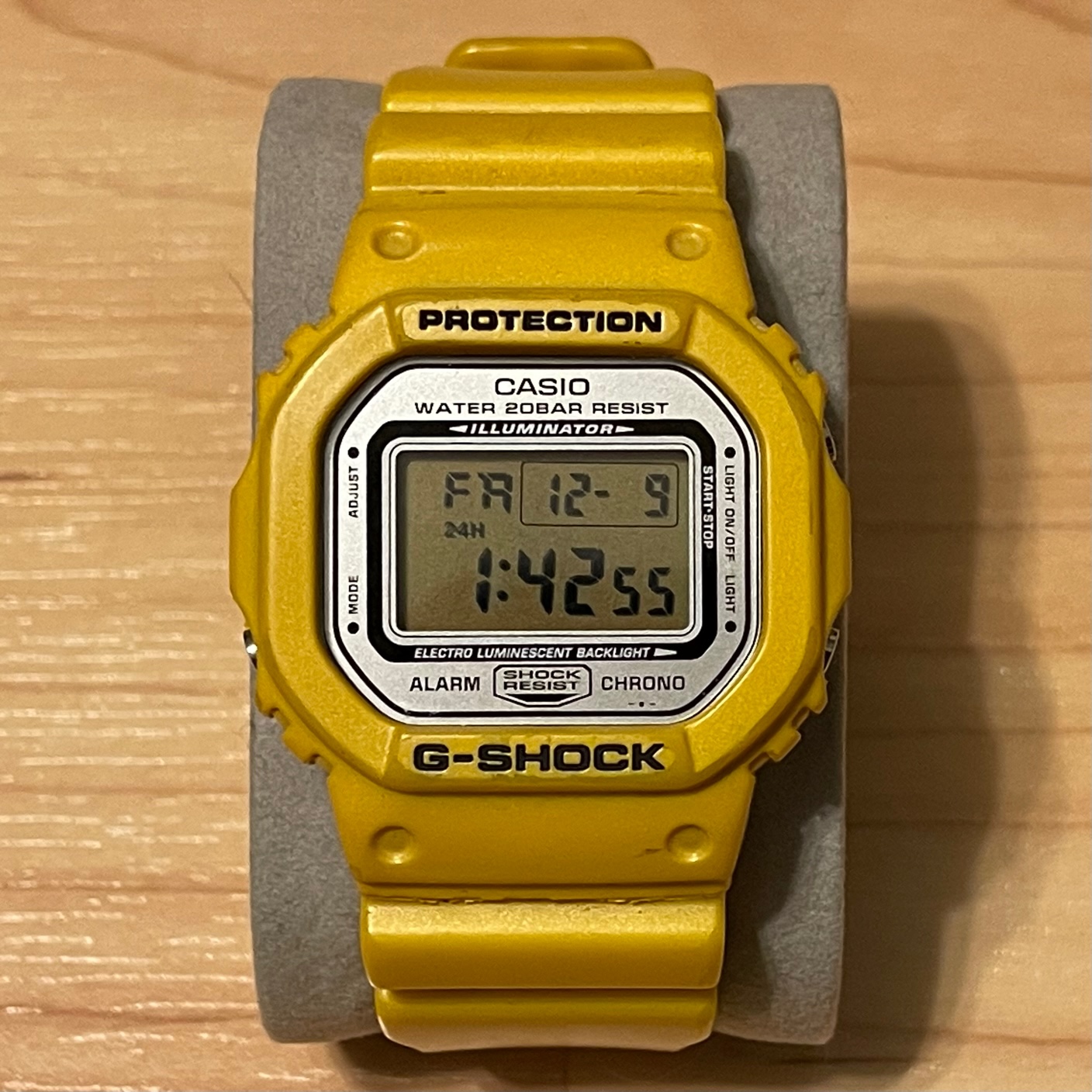 WTS] Casio G-Shock DW-5600FL-9S Yellow Metallic G Series FRF