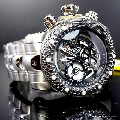 Invicta Venom Subaqua Dragon Scale Stainless Steel Guntmetal 52mm 