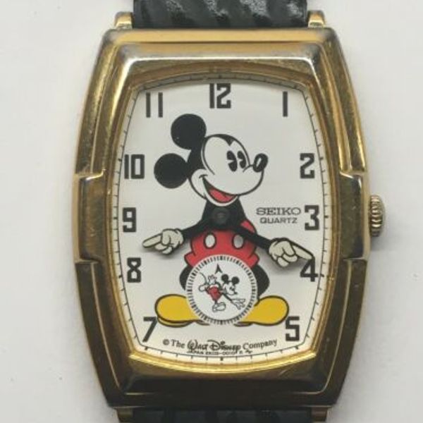 Vintage Mickey Mouse Seiko 2K03-5009 60th Anniversary Quartz Wrist Watch  Works | WatchCharts