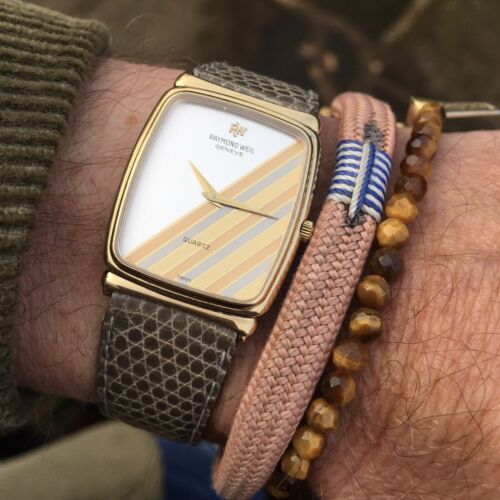 B13 Raymond Weil 5745 quartz goldplated｜時計