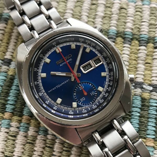 Vintage Seiko Automatic Chronograph Watch - 6139-6017 - RESIST/REIST ...