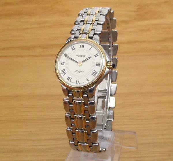 Ladies Classic Swiss Tissot Marquise L260 Gold Plated Quartz