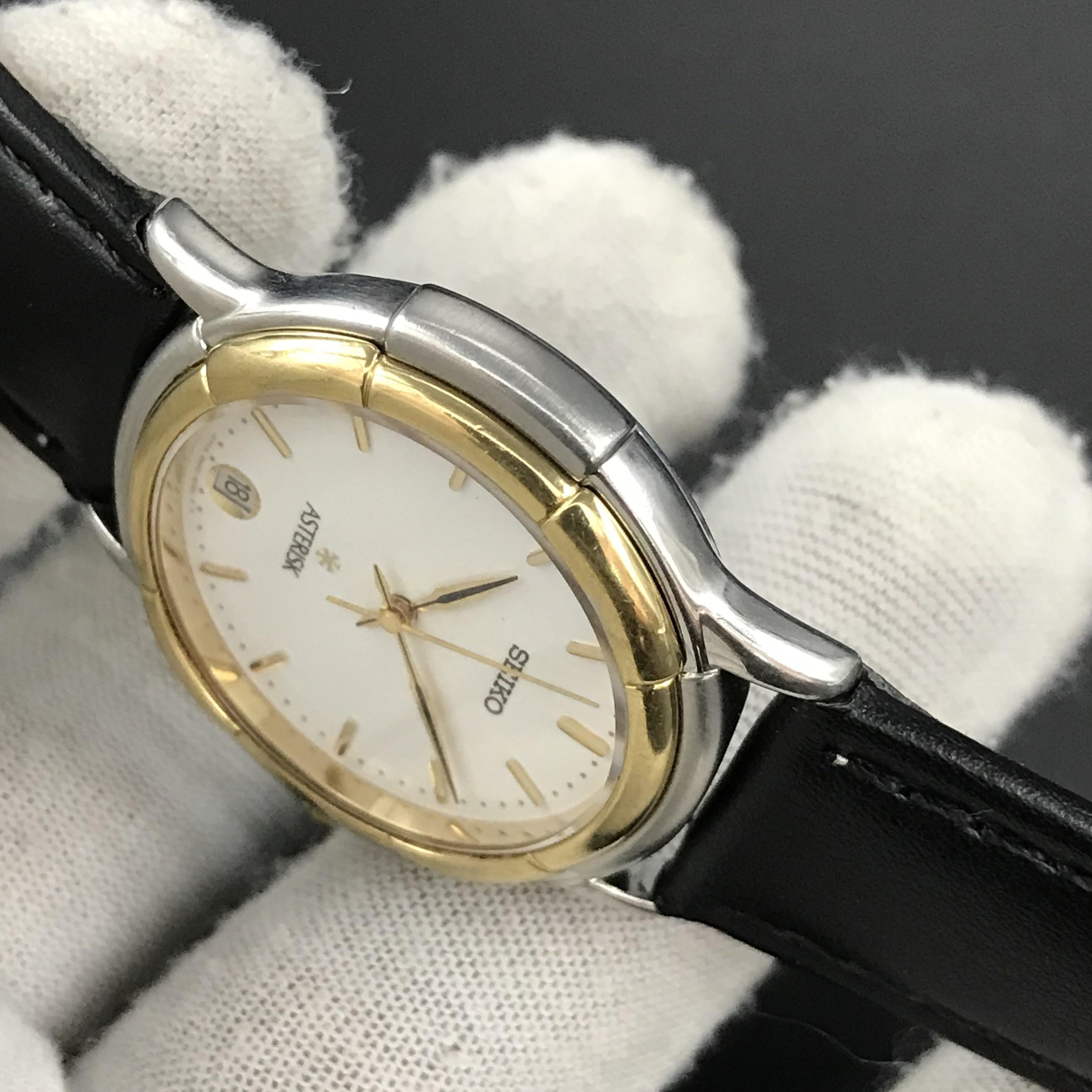 WTS Vintage Seiko ASTERISK 8N45 6020 Two Tone Dress Formal