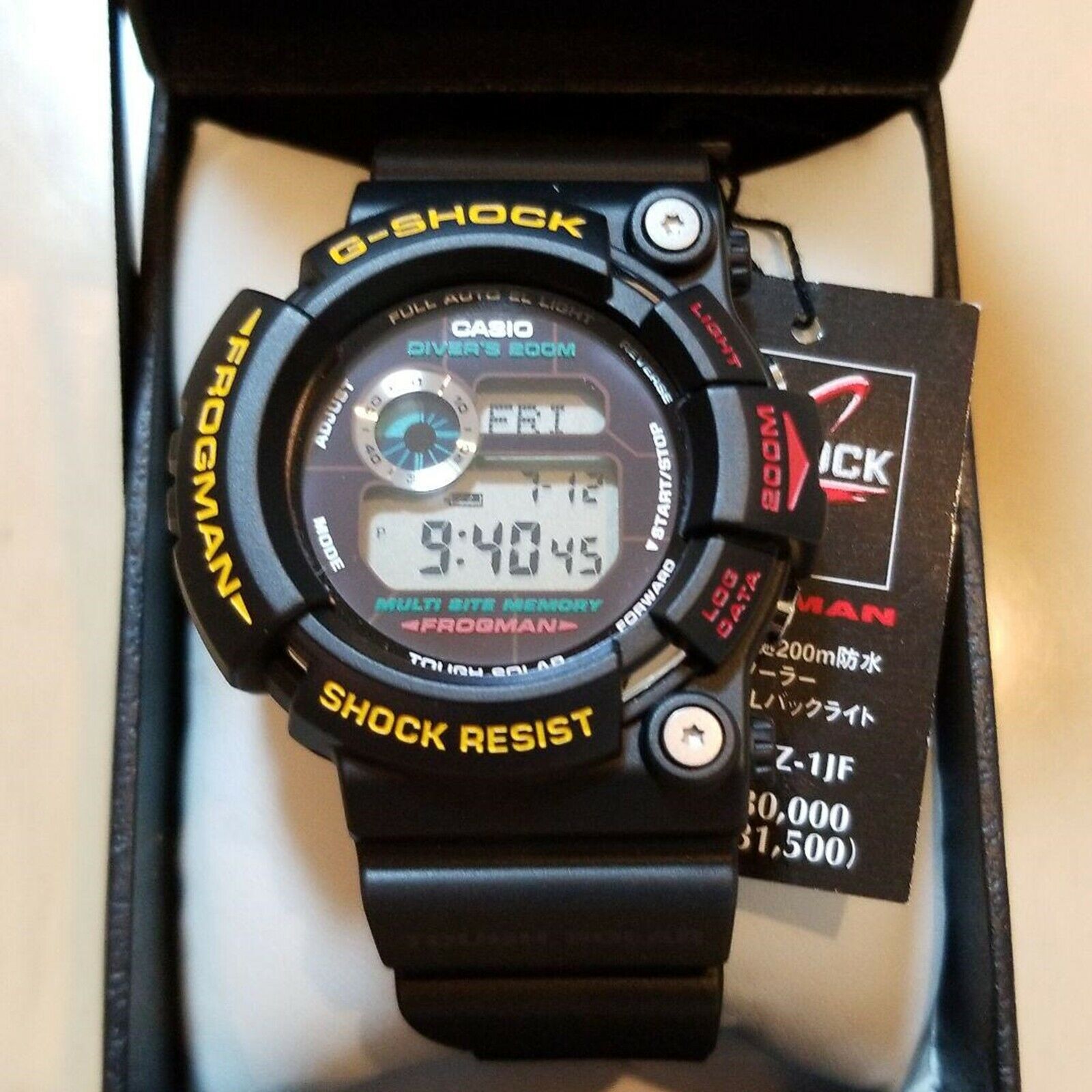 New CASIO G-SHOCK FROGMAN GW-200Z-1JF FINAL EDITION Tough Solar