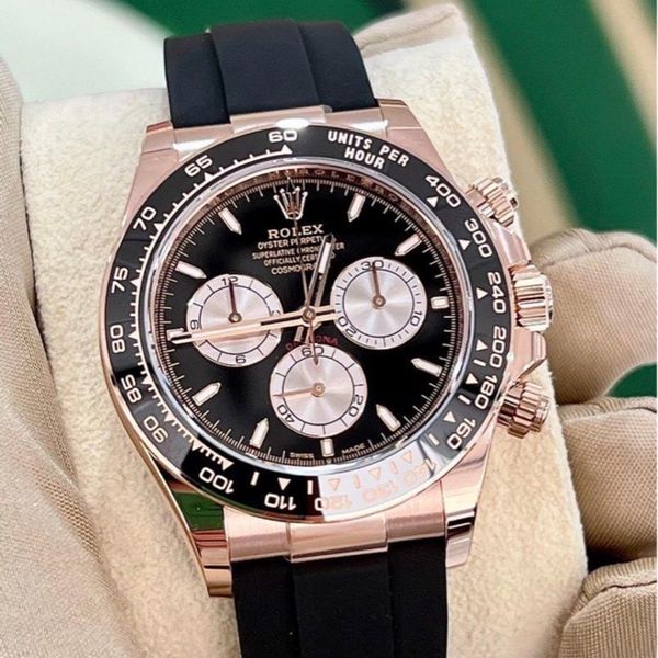 FEB2025 Rolex Daytona 126515 Rose Gold, Black Dial Full Set ...