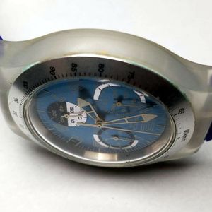 SWATCH AG 2004 Back ALUMINUM Irony Diaphane Chrono Men's SWATCH AG 2004 Back ALUMINUM Irony Diaphane Chrono Men's