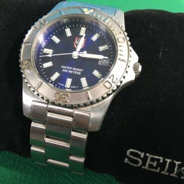 Luminox Series 1580 Swiss Made Quartz Diver NO RESERVE FREE