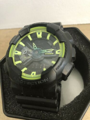 Casio G-SHOCK GA110LY-1A Analog/Digital Black/Lime Green Module