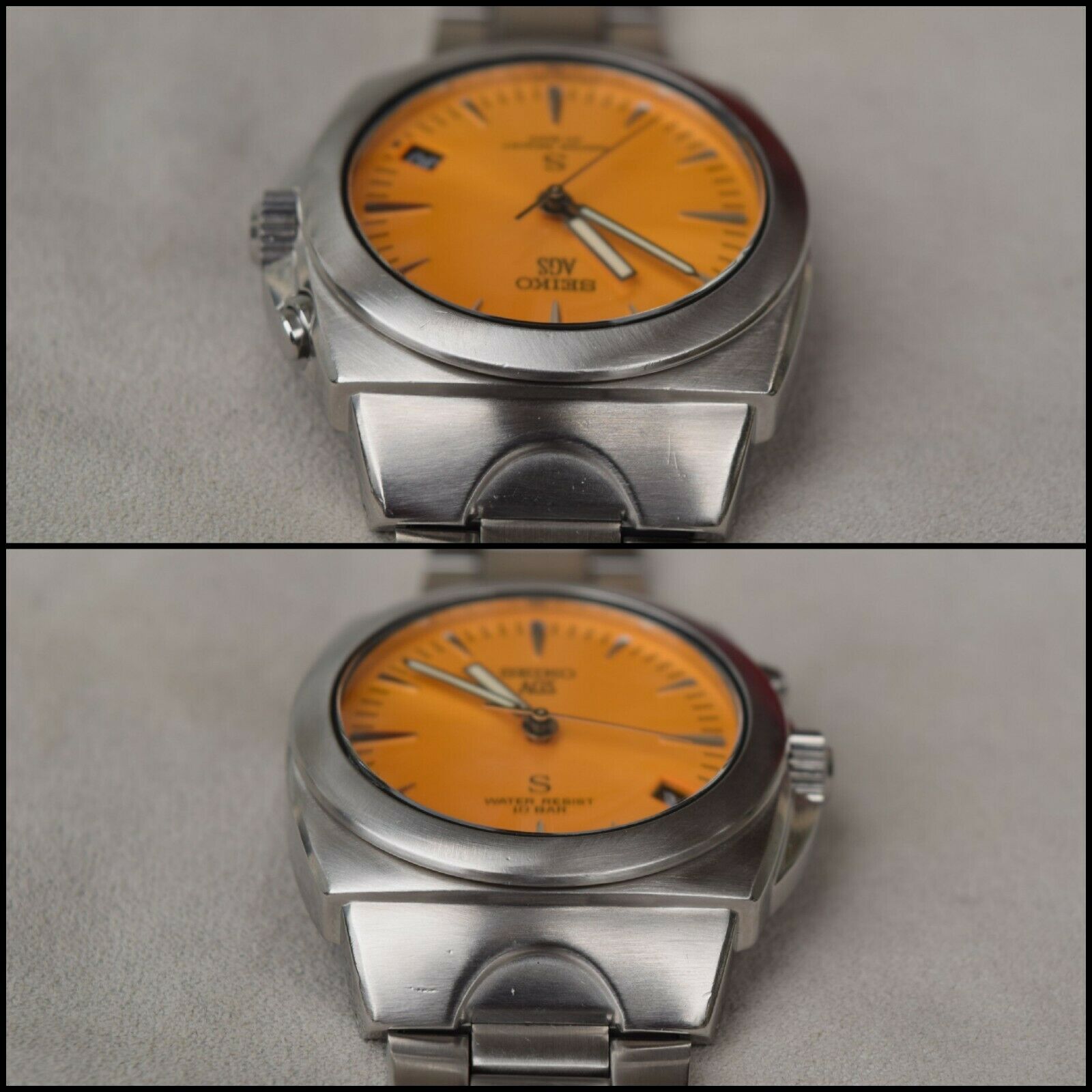SEIKO AGS 5M42-0E50 セイコー AGS Sマーク キネティック オート