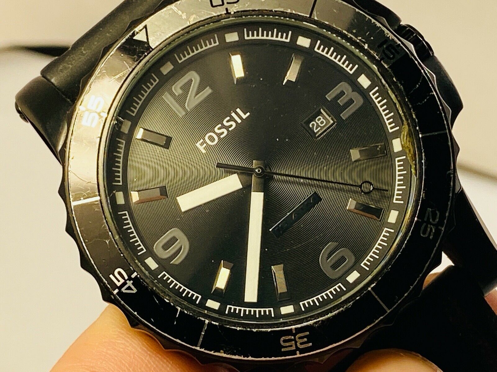 Fossil 10 cheap atm black price