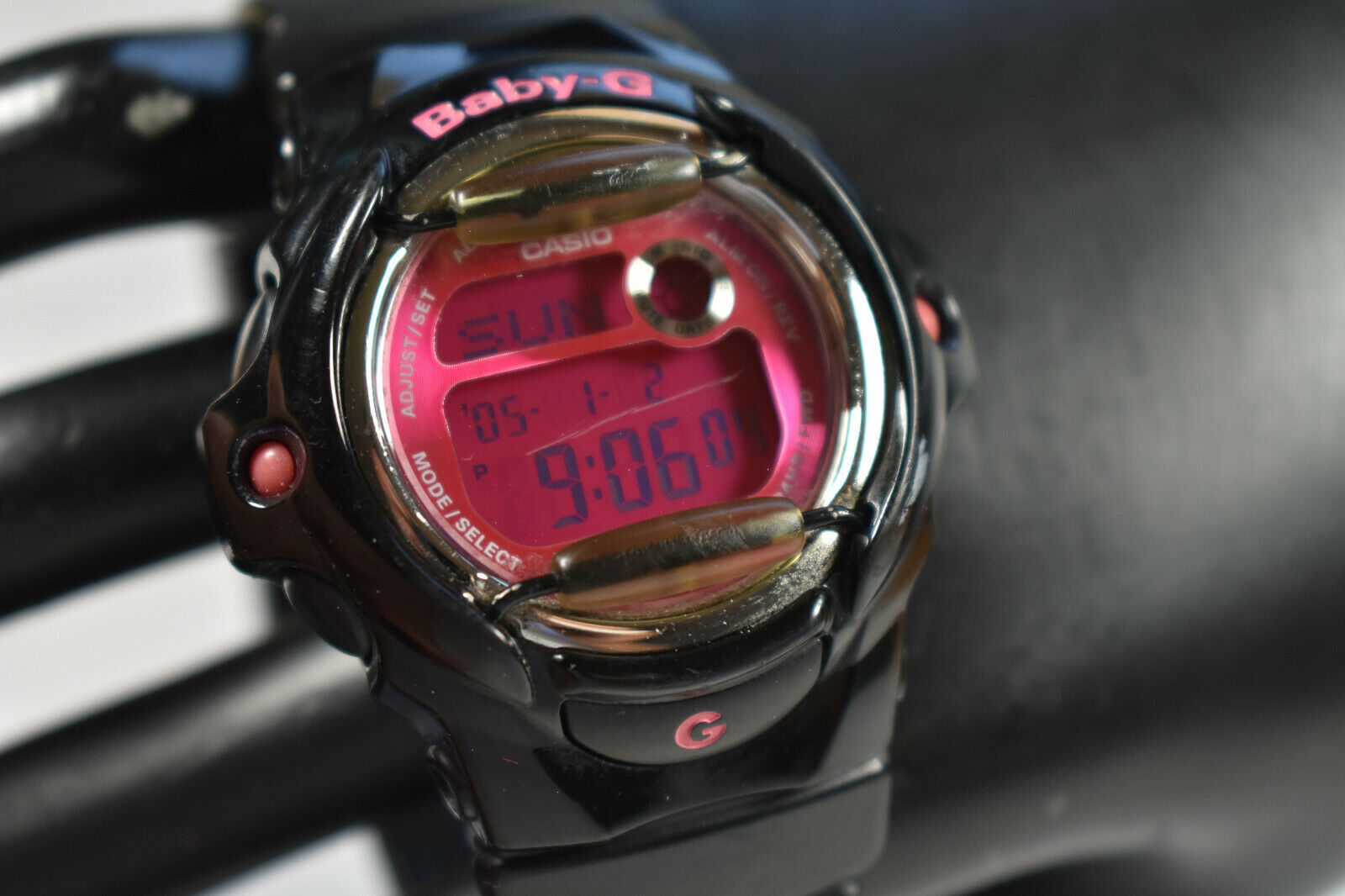 CASIO BABY G 3189 BG-169R Digital Shock Women's Watch Black/Pink