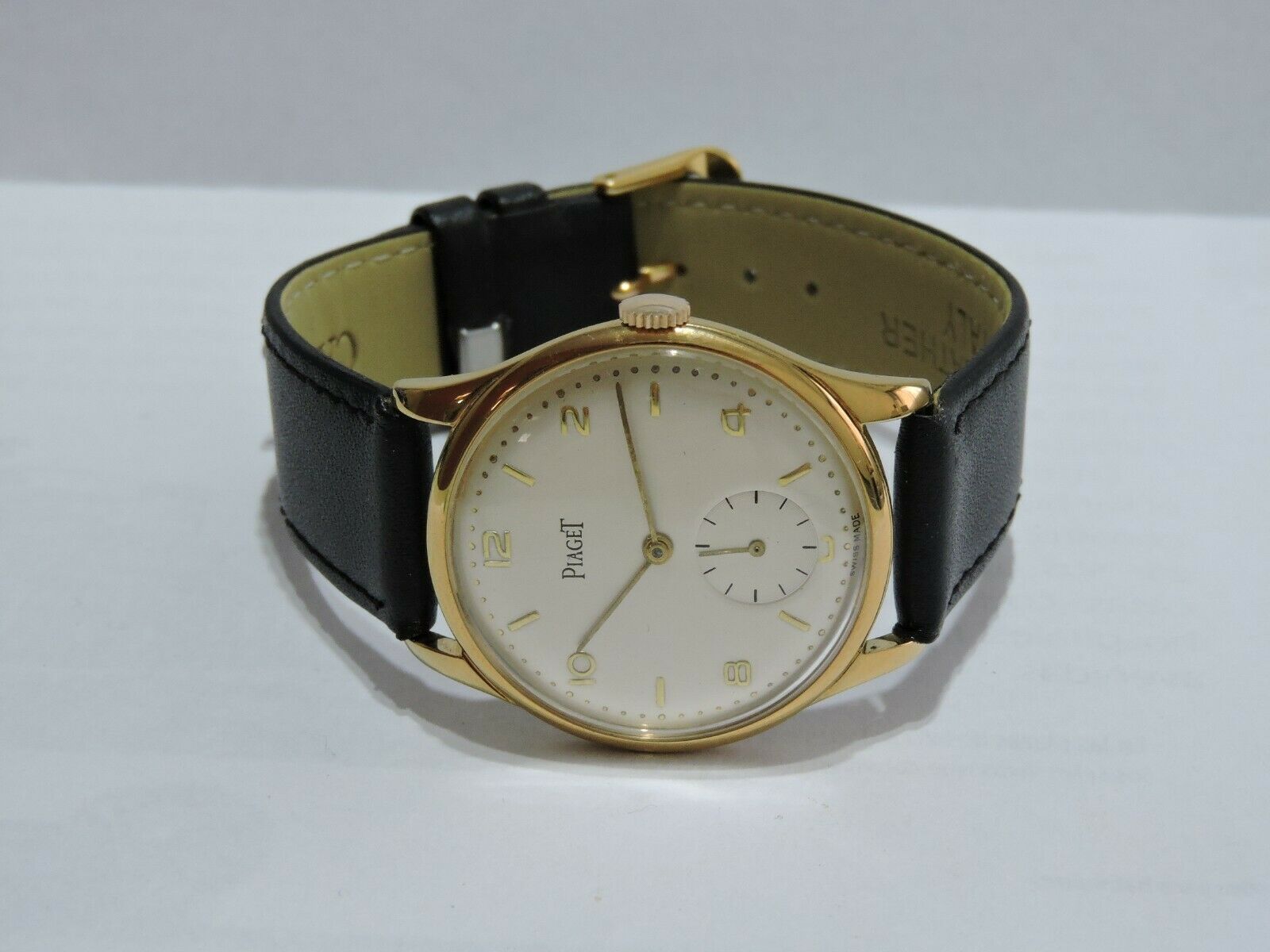 Piaget Vintage watch Mens Gold plating 18k 1945. WatchCharts Marketplace