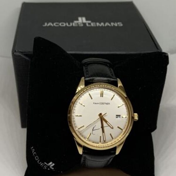 Jacques Lemans Kevin Costner KC-102 Unisex Black Analog White Dial 