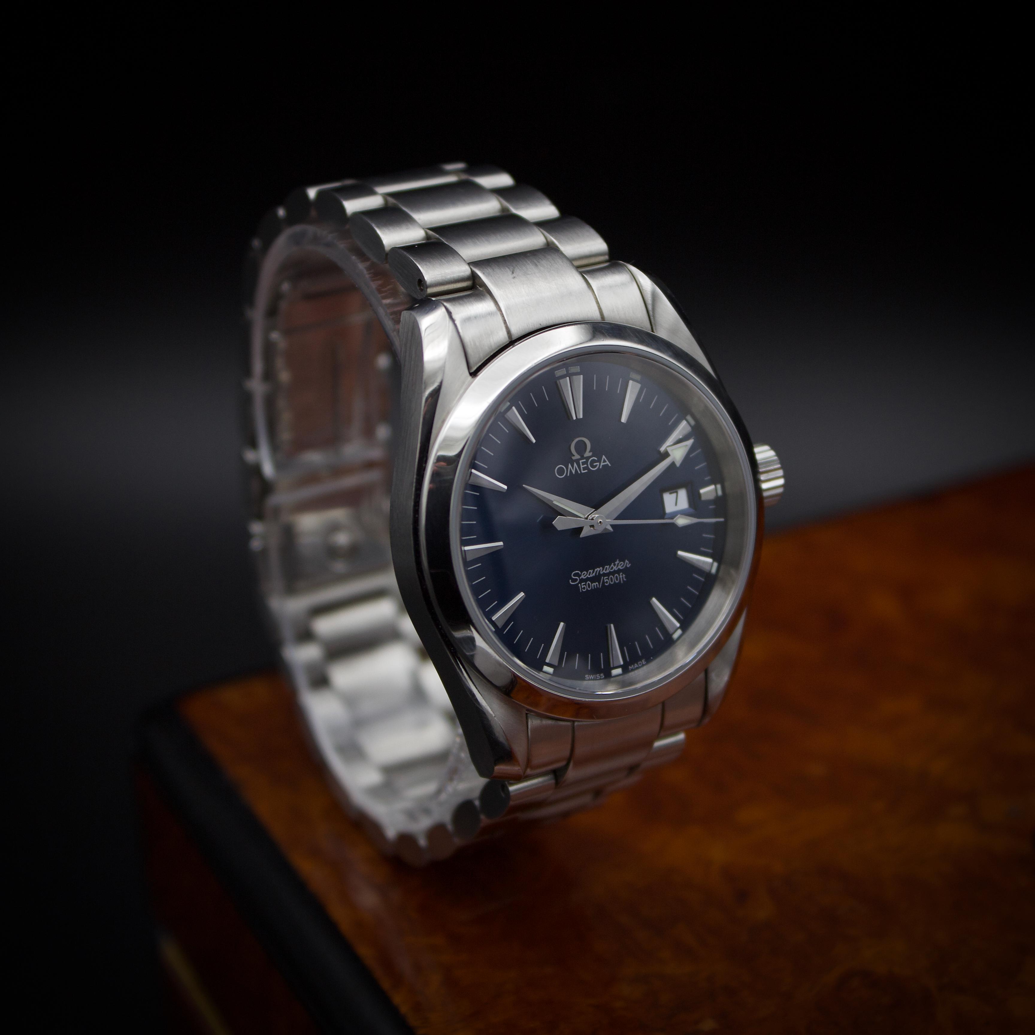 omega aqua terra quartz 39mm