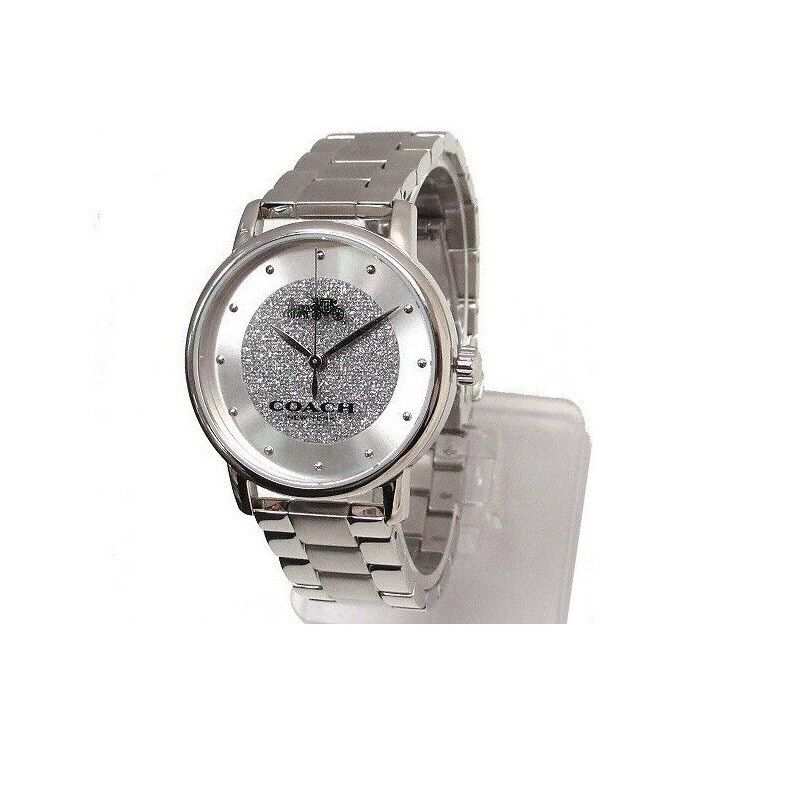 Coach Grand Pave Crystal Dial Silver Stainless Steel Watch 65bff7a2ff04843f4cd822b6.jpg main image 2