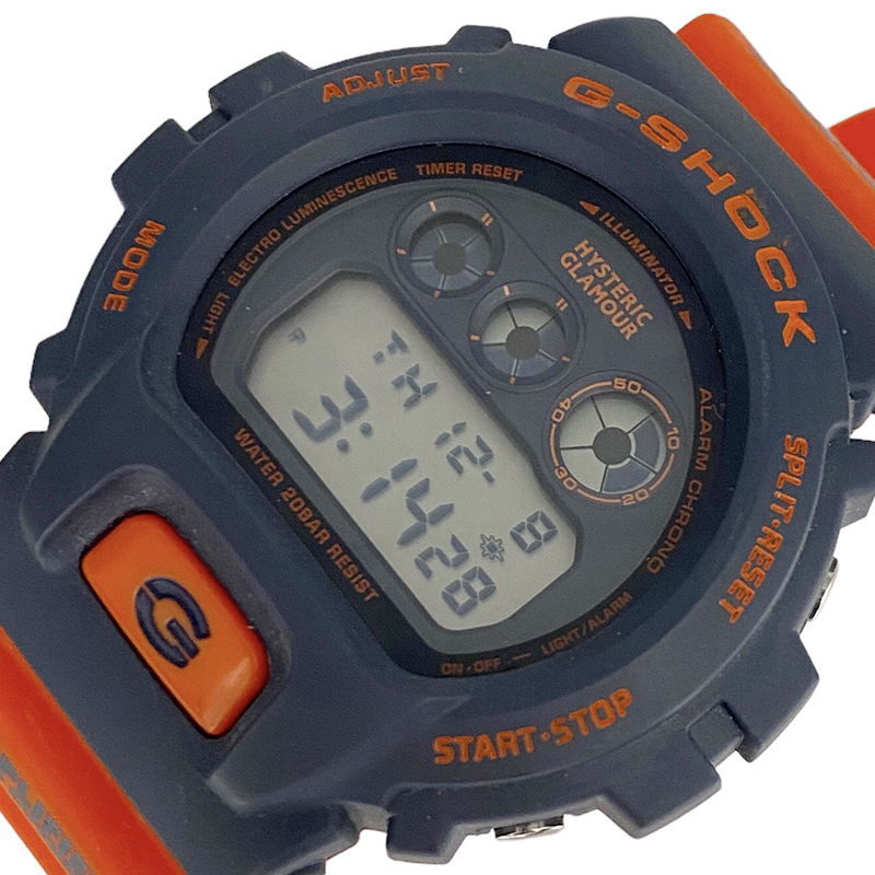 Casio CASIO G-SHOCK hysteric glamor DW-6900FS orange men's watch