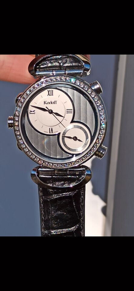 Korloff Ladies Watch Full Stainless Steel Case with Sapphire Glass Cry –  Bluesalon.com