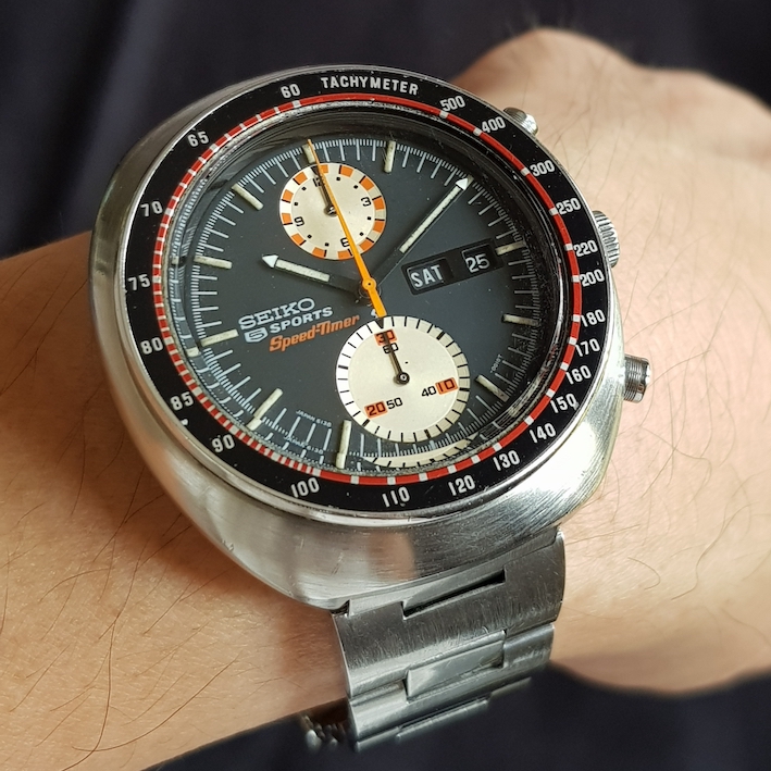 FOR SALE: Vintage SEIKO UFO 5 Sports Speed-timer JDM. Ref. 6138