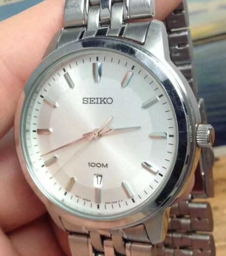 SEIKO 6N42 00A0 MENS QUARTZ WATCH WITH DATE FUNCTION ORIGINAL