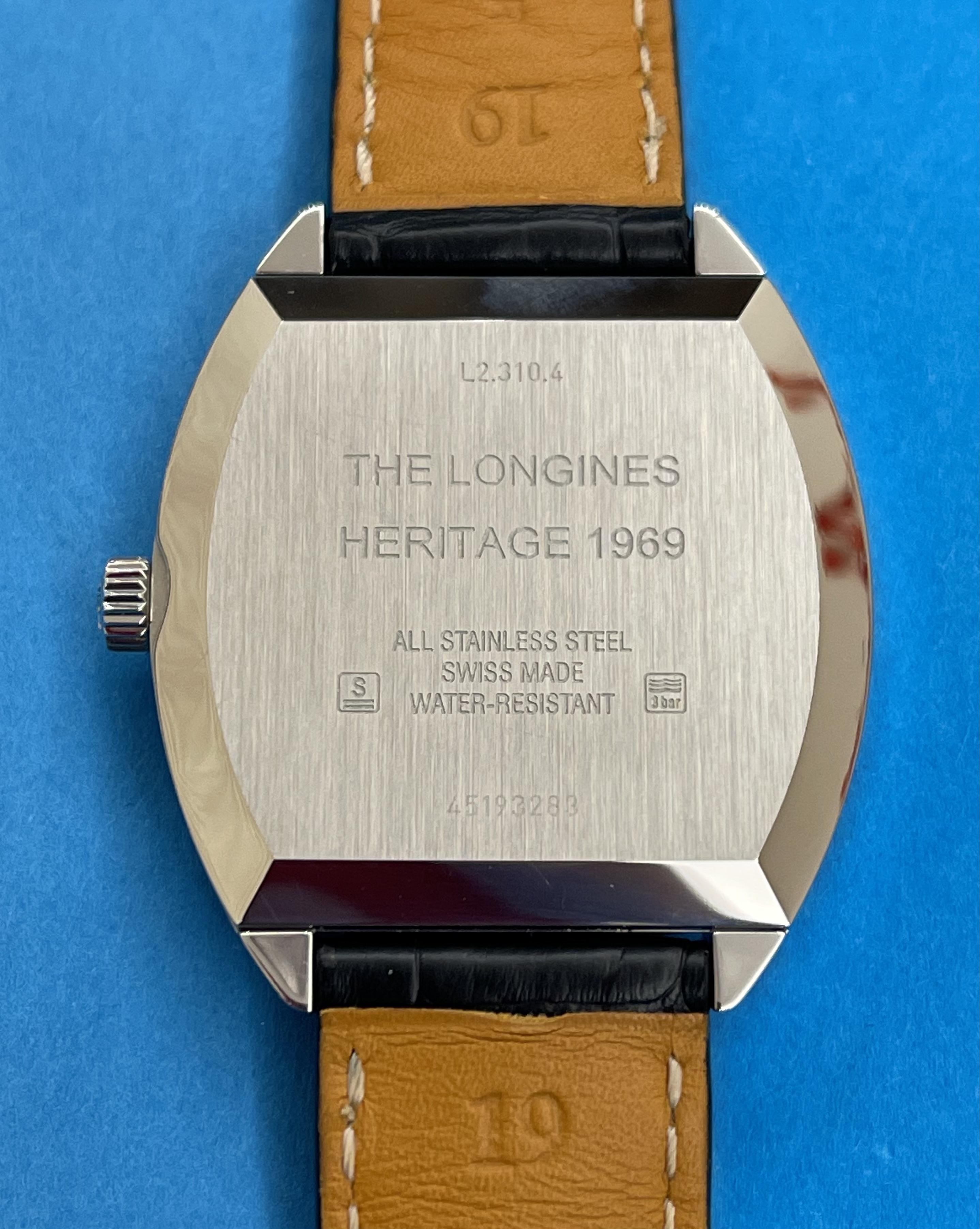 FS Longines Heritage 1969 L2.310.4 cal. L888.2 Mint WatchCharts