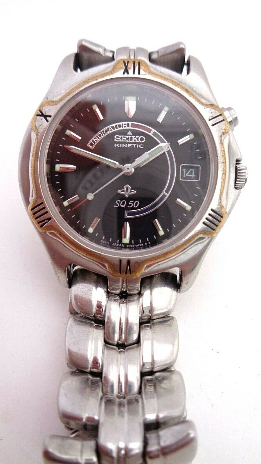 Seiko Kinetic SQ 50 Men s Watch 5M42 0070 Works Great and Keeping Time 9 WatchCharts Marketplace