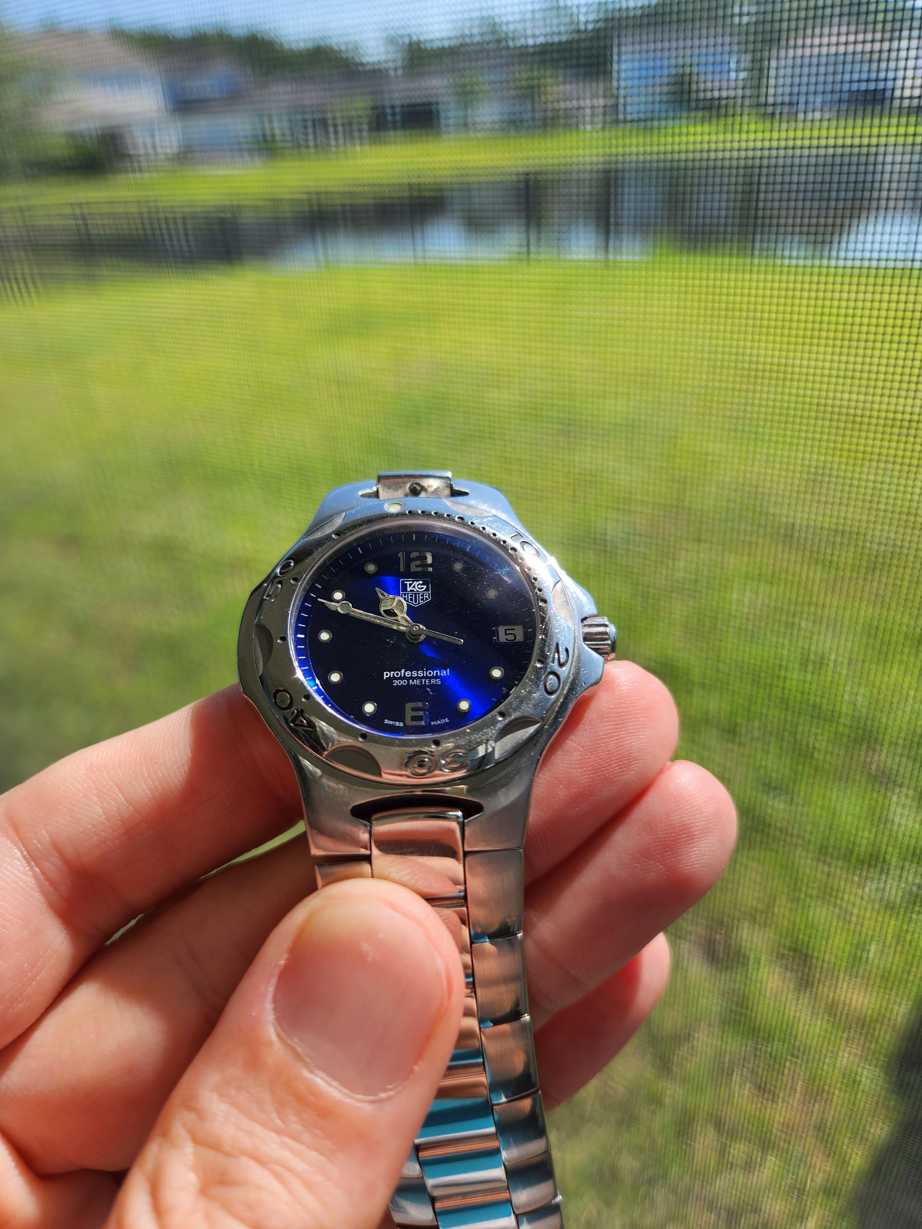 WTS Tag Heuer Kirium WL1113 with the Sunburst Blue Dial