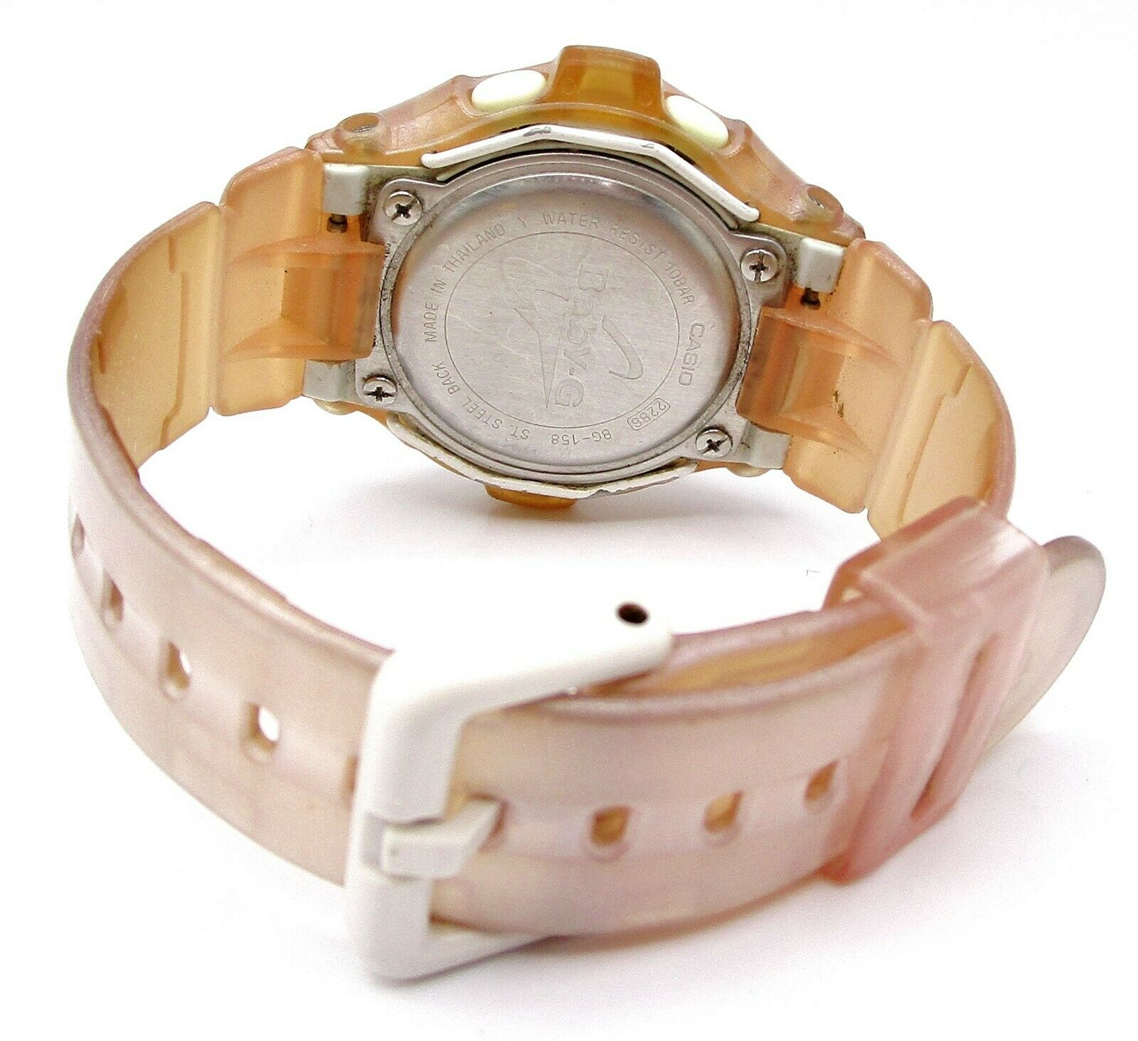 Casio Baby-G 2286 BG-158 Quartz Digital Pink Plastic Band Watch RUNS HS695  | WatchCharts