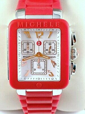 Michele Park Jelly Bean Chronograph Women s Watch Exc. Cond. Model