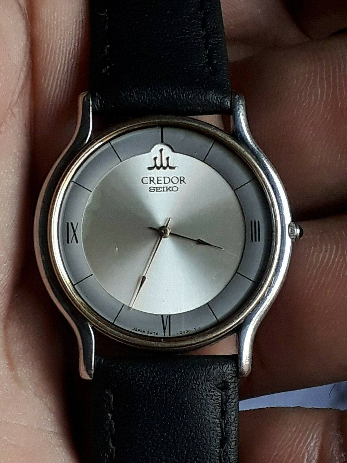 Vintage Seiko Credor 5A74-0020 18KT Bezal Quartz Men