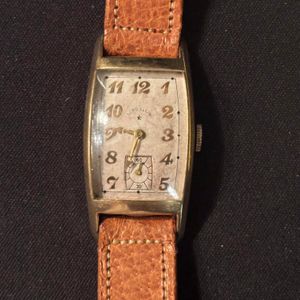 Elgin Walt Disney World Epcot Center Pro Am 1982 Watch EPCOT Center Elgin Quartz Ladies Watch - Black Leather Band  main image 3