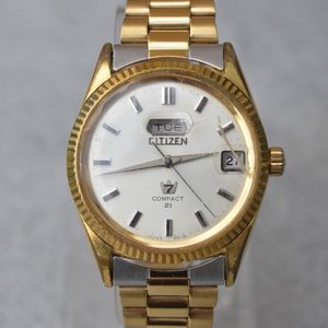 Vintage 1966 CITIZEN Automatic watch Compact Seven 7 21 jewels 