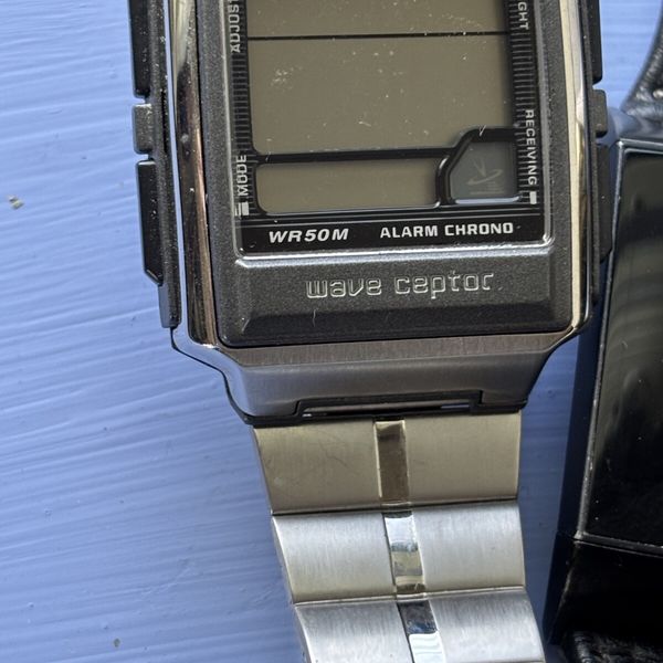 CASIO Men's Watch WAVE CEPTOR Radio Clock Illuminator WV-59RD-1AJF + 3 ...