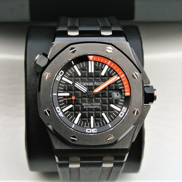 FS Audemars PIGUET 15707CE DIVER CERAMIC OFFSHORE ROYAL OAK ORANGE