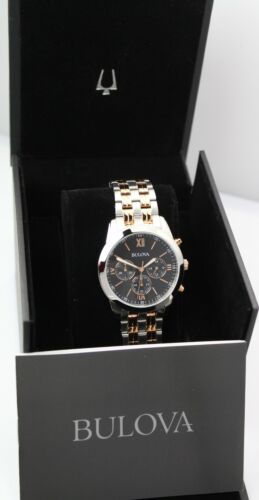 BULOVA 98A153 Men s Stainless Steel Chronograph Quartz Watch