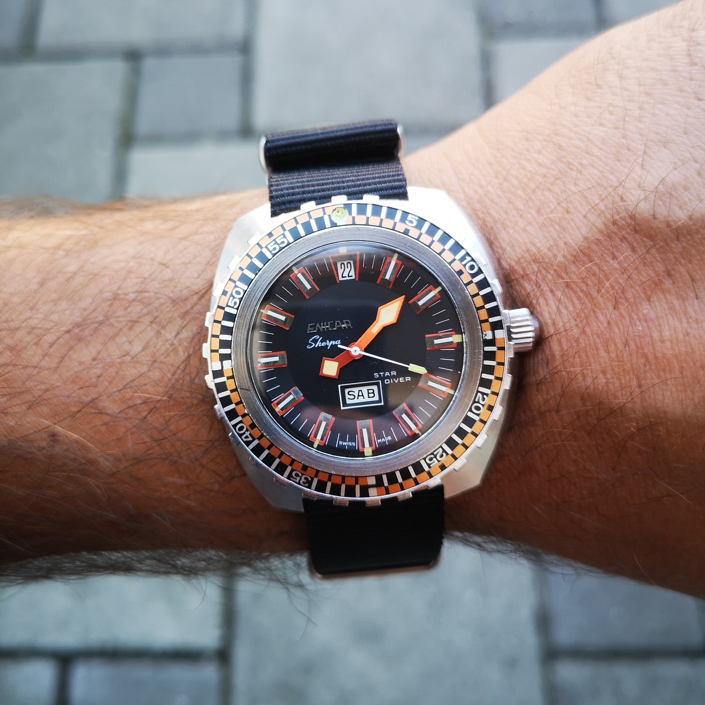 Enicar Sherpa Star Diver vintage | WatchCharts Marketplace