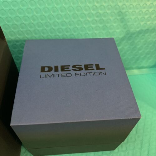 Diesel Griffed Chronograph Matte Black Nylon Watch DZ4553 Rare