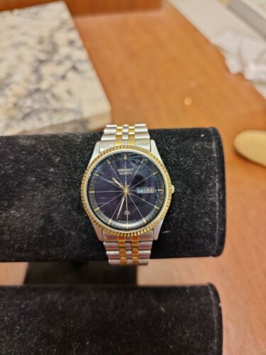 Seiko Quartz 36mm 8S23 6040 Solar Watch Working Condition