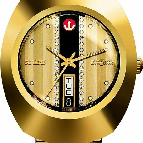 Rado R12413474 New Rado Diastar R12413343 Automatic Gold Plated Swiss Men's Wrist ...