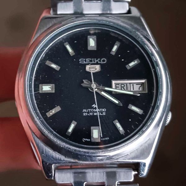 Montre Seiko Vintage Automatique - Réf 7009-4040 - 36,8 Mm - Occasion Fonctionnelle
