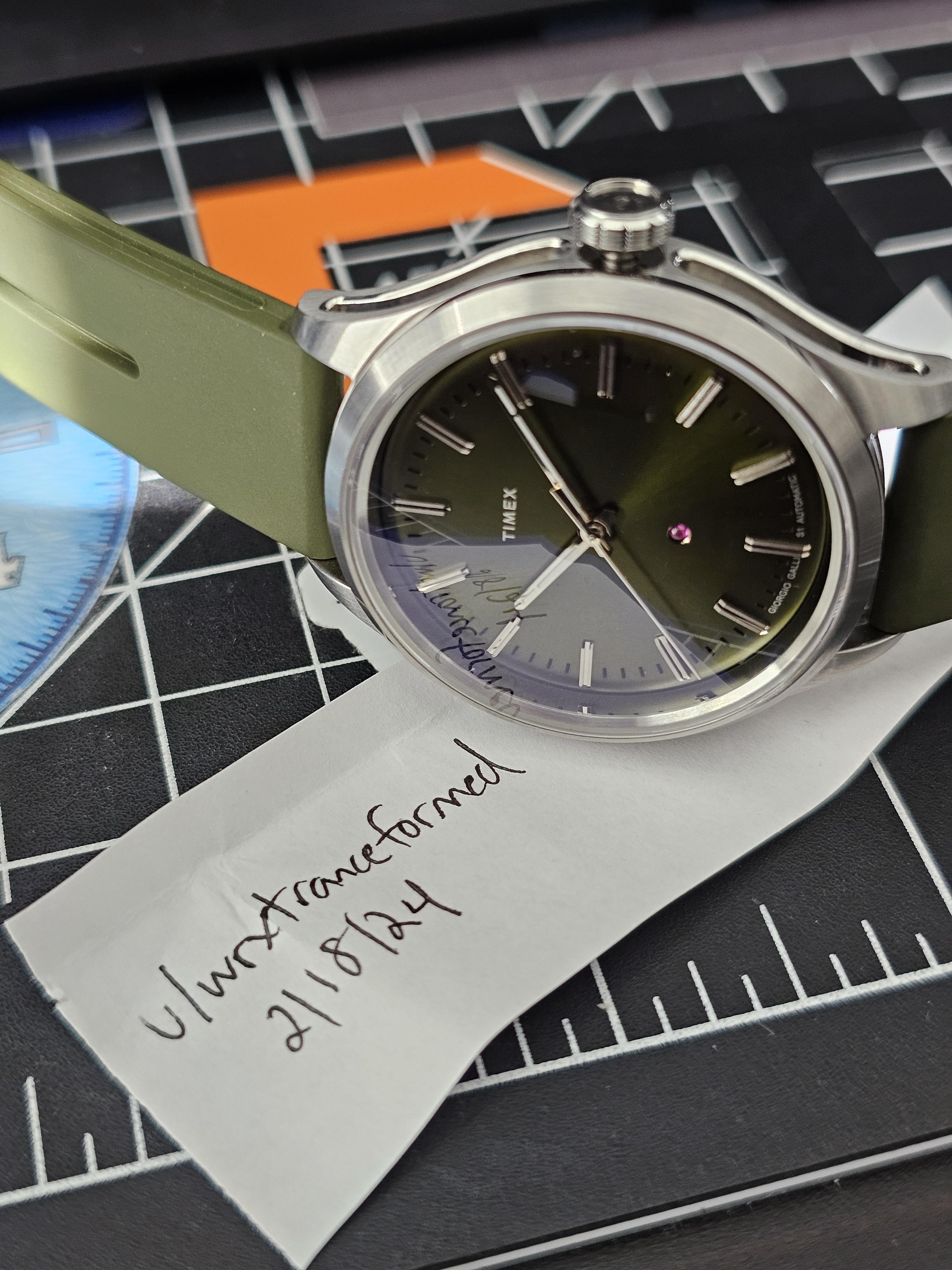 WTS Timex Giorgio Galli S1 38mm