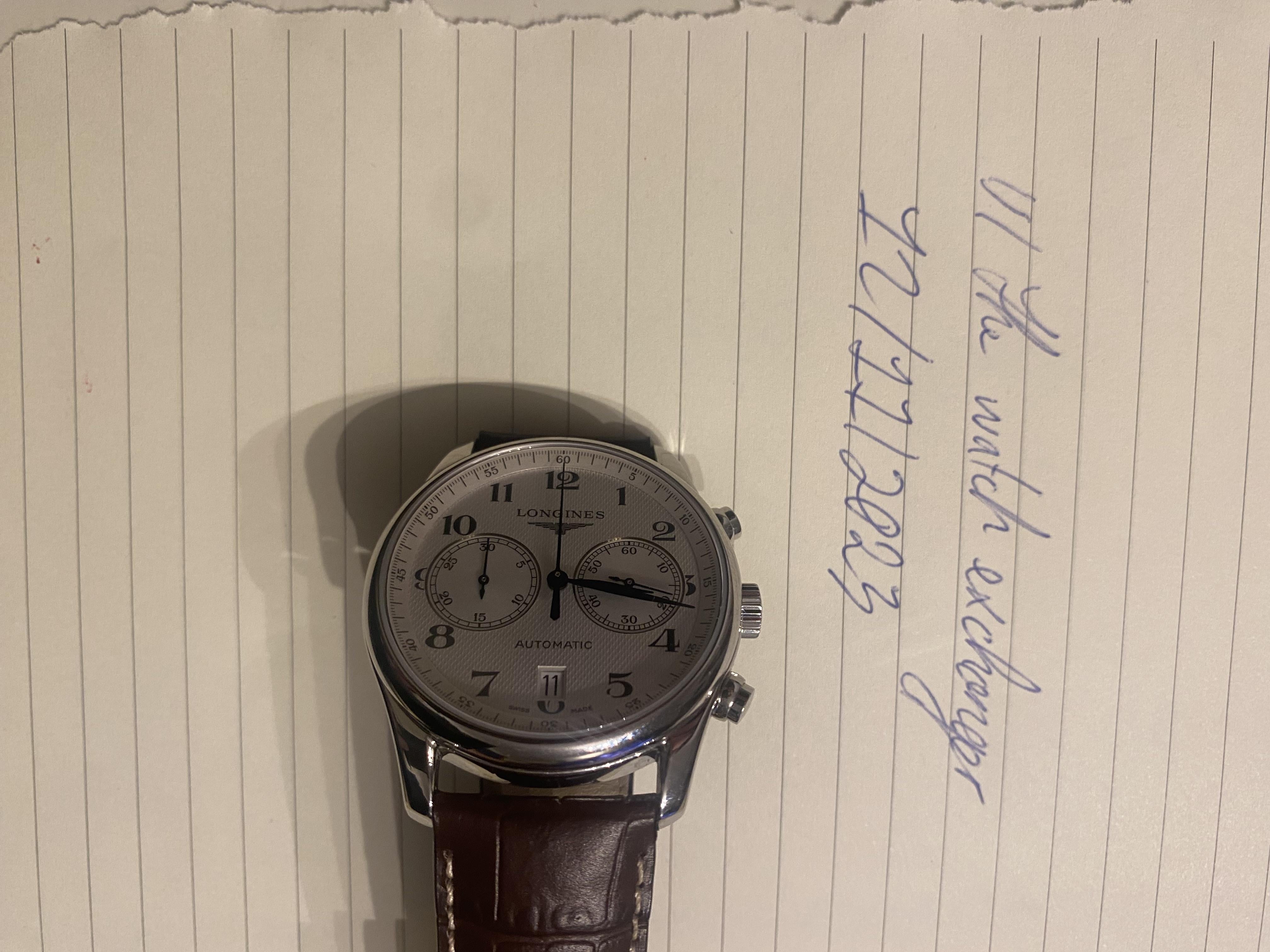 WTS Longines Master Collection L2.629.4.78.3 Bi compax