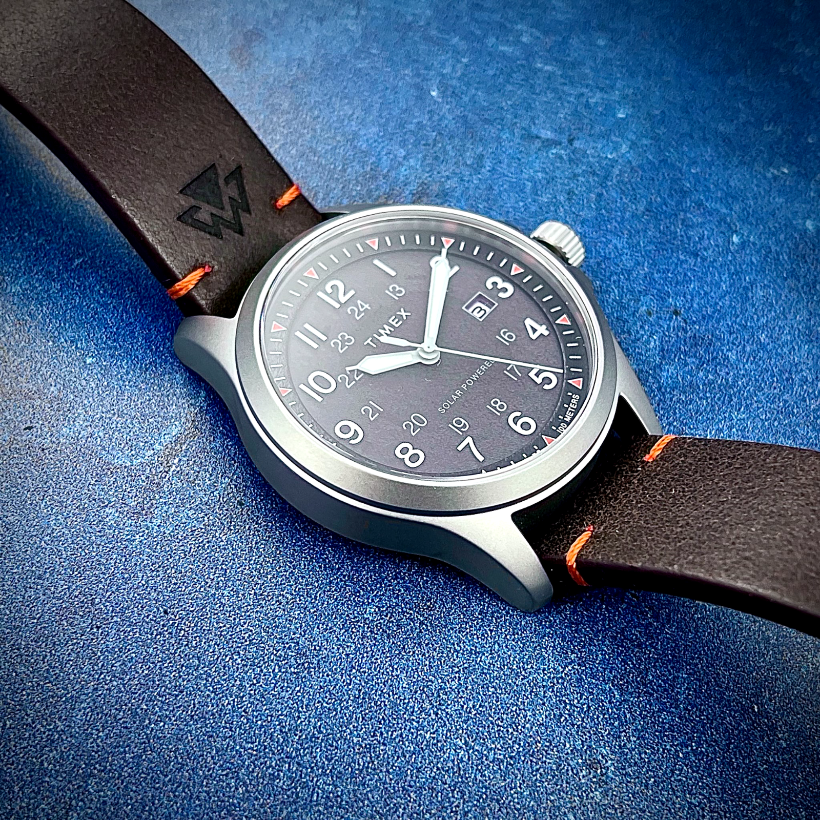 Expedition North® Field Solar 41mm Eco-Friendly Leather Strap