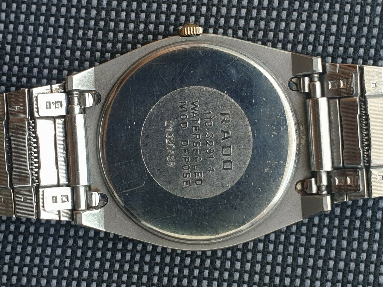 希少品 RADO ラドー クォーツ メンズ腕時計 113.3281.4 稼働品 RADO 