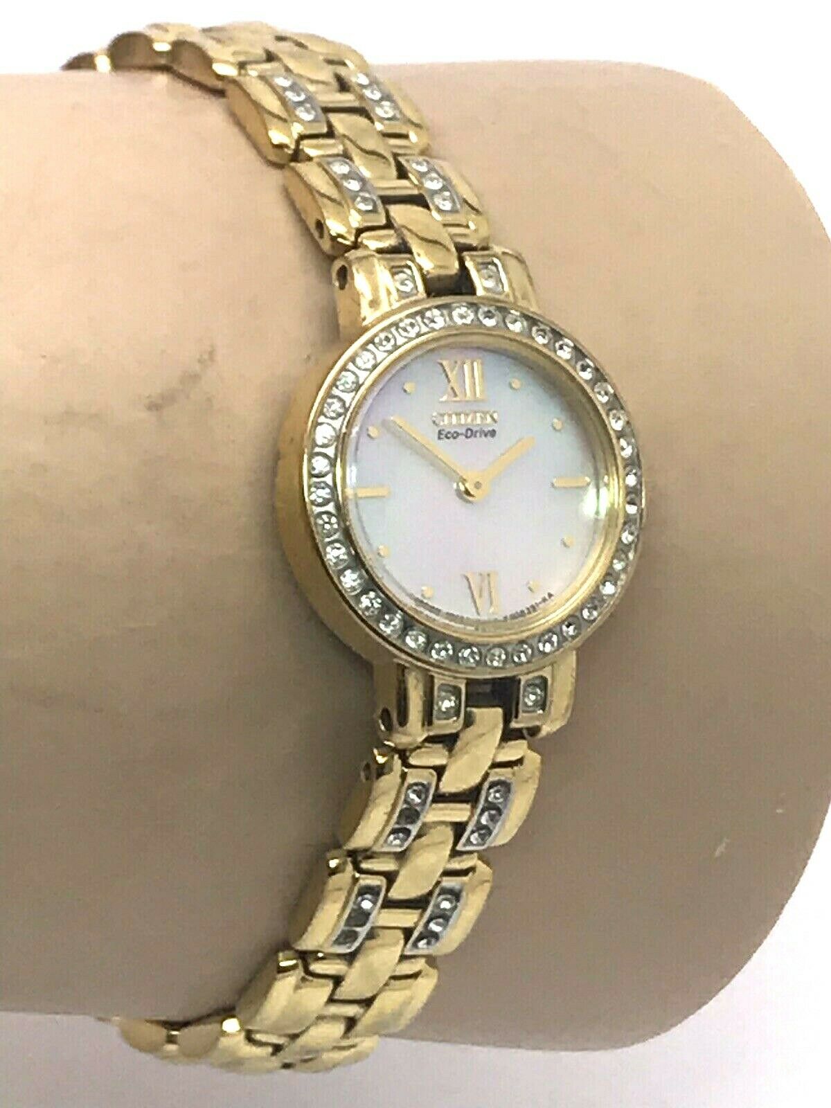 Citizen Eco Drive Gold Stainless Steel Petite Ladies Watch B023-K005485  USED | WatchCharts Marketplace