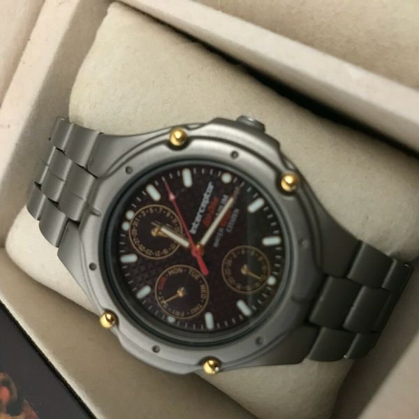 old66s出品 Citizen Interceptor 8626 EcoDrive Titanium Case And Bracelet Watch